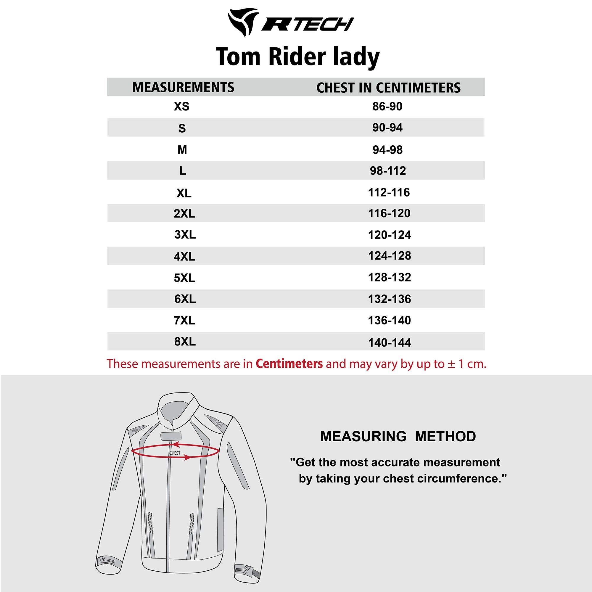 R-TECH - Chaqueta Piel Tom Rider Lady Negro/Rosa - SECURTEX MOTOR S.L (t/a MaximoMoto)