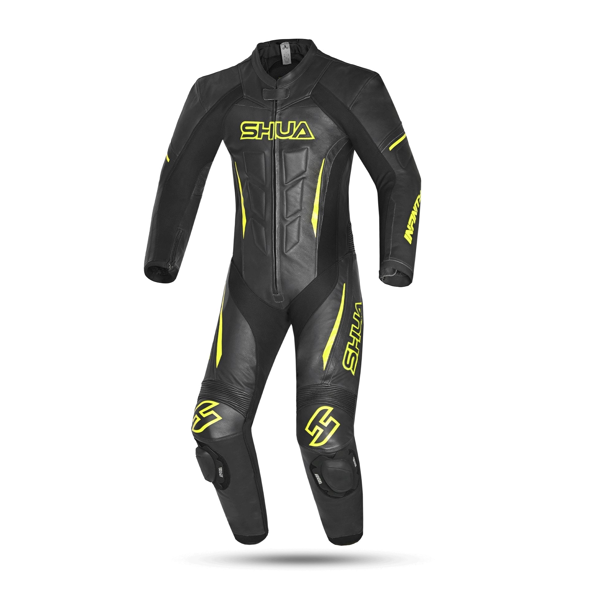 SHUA-Mono 1 PC Infinity Man Negro/Amarillo Fluor-Maximo Moto