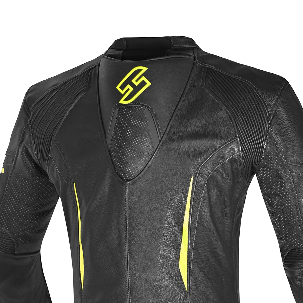 SHUA-Mono 1 PC Infinity Man Negro/Amarillo Fluor-Maximo Moto