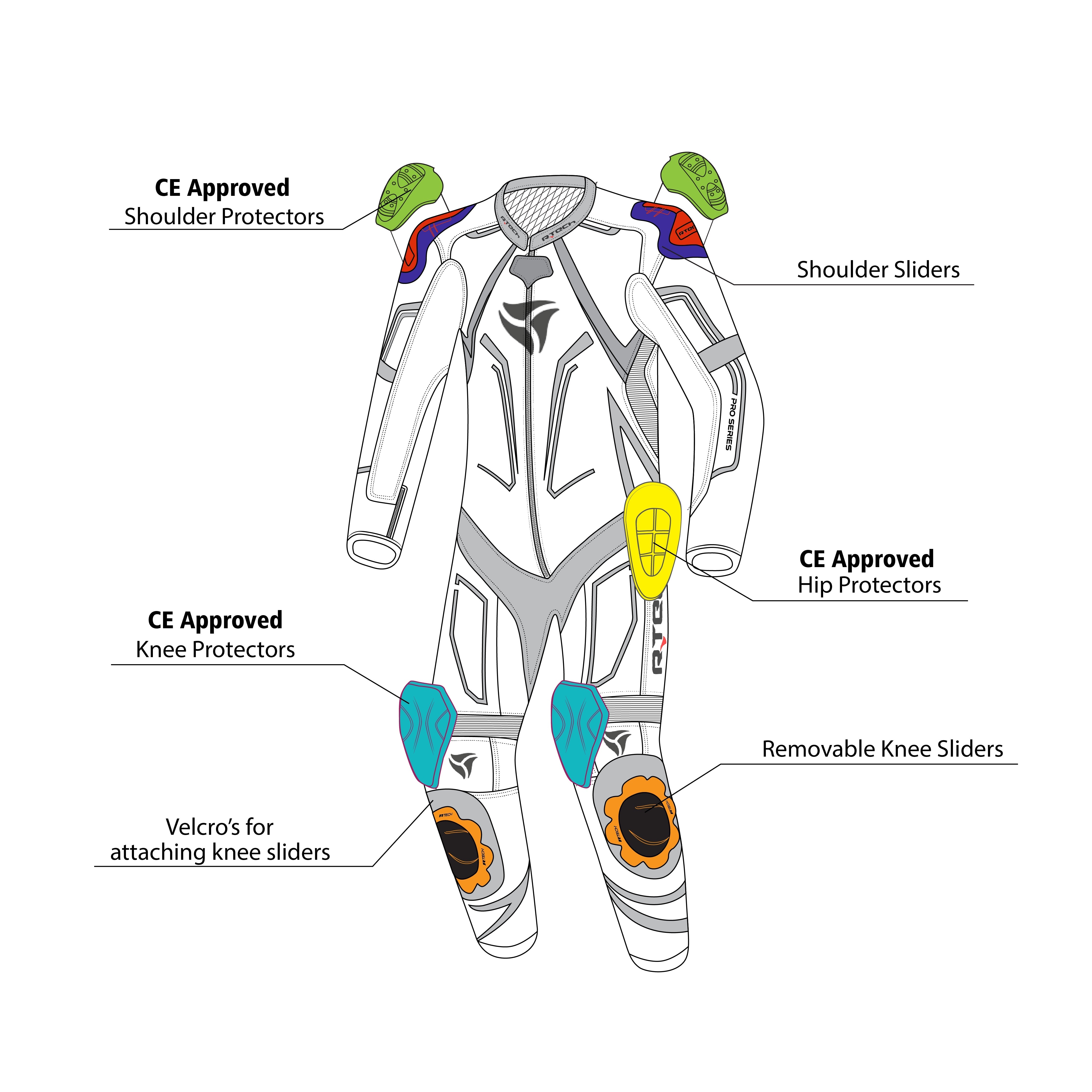 R-TECH Mono 1 PC RisingStar Blanco/Negro - SECURTEX MOTOR S.L (t/a MaximoMoto)