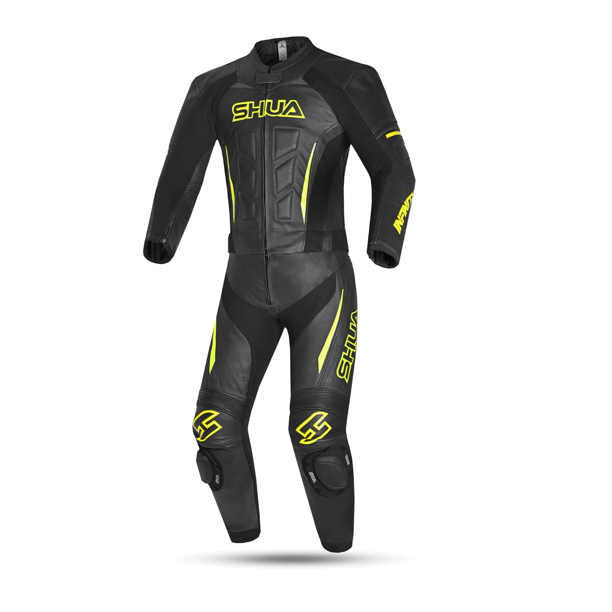 SHUA - Mono 2 PC Infinity Man Negro/Amarillo-Maximo Moto