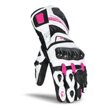 BELA - Guante Piel Venom RS Racing Lady Blanco/Negro/Rosa - SECURTEX MOTOR S.L (t/a MaximoMoto)