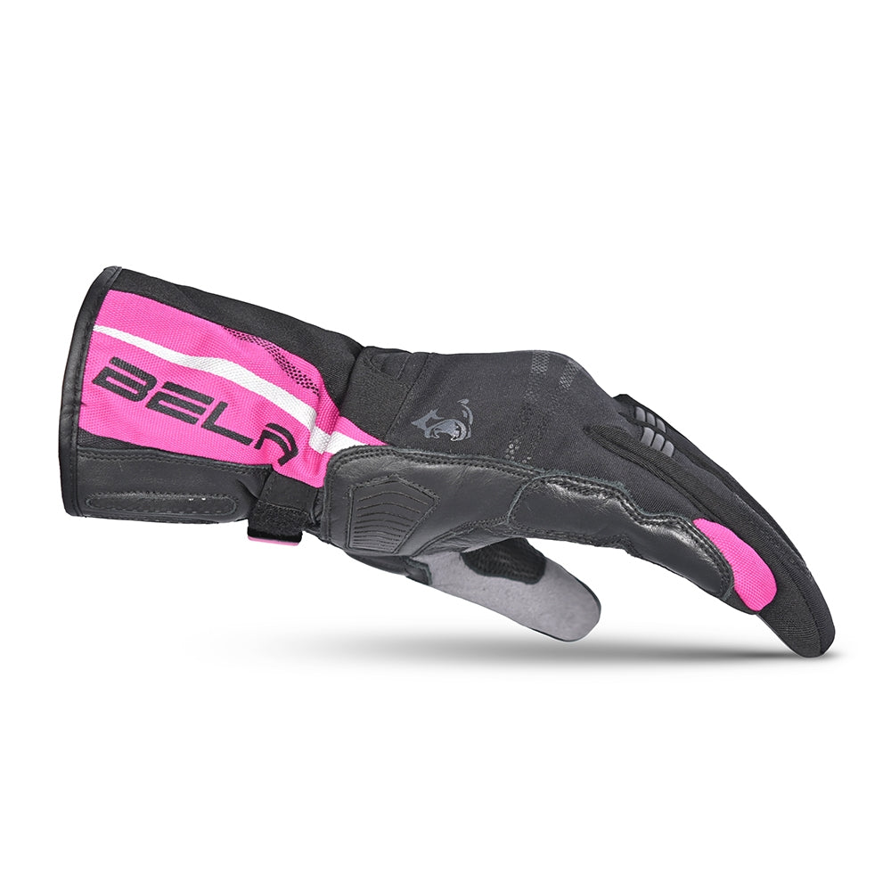 BELA - Guante Piel Iglo Winter WP Lady Negro/Rosa - SECURTEX MOTOR S.L (t/a MaximoMoto)