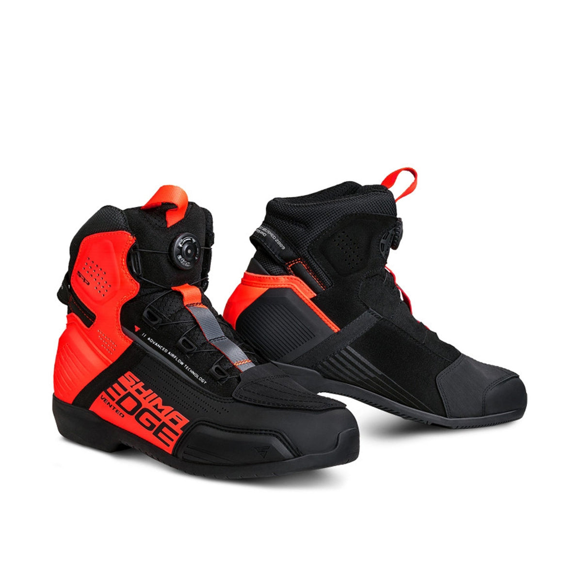 SHIMA EDGE VENTED BOOTS RED - SECURTEX MOTOR S.L (t/a MaximoMoto)