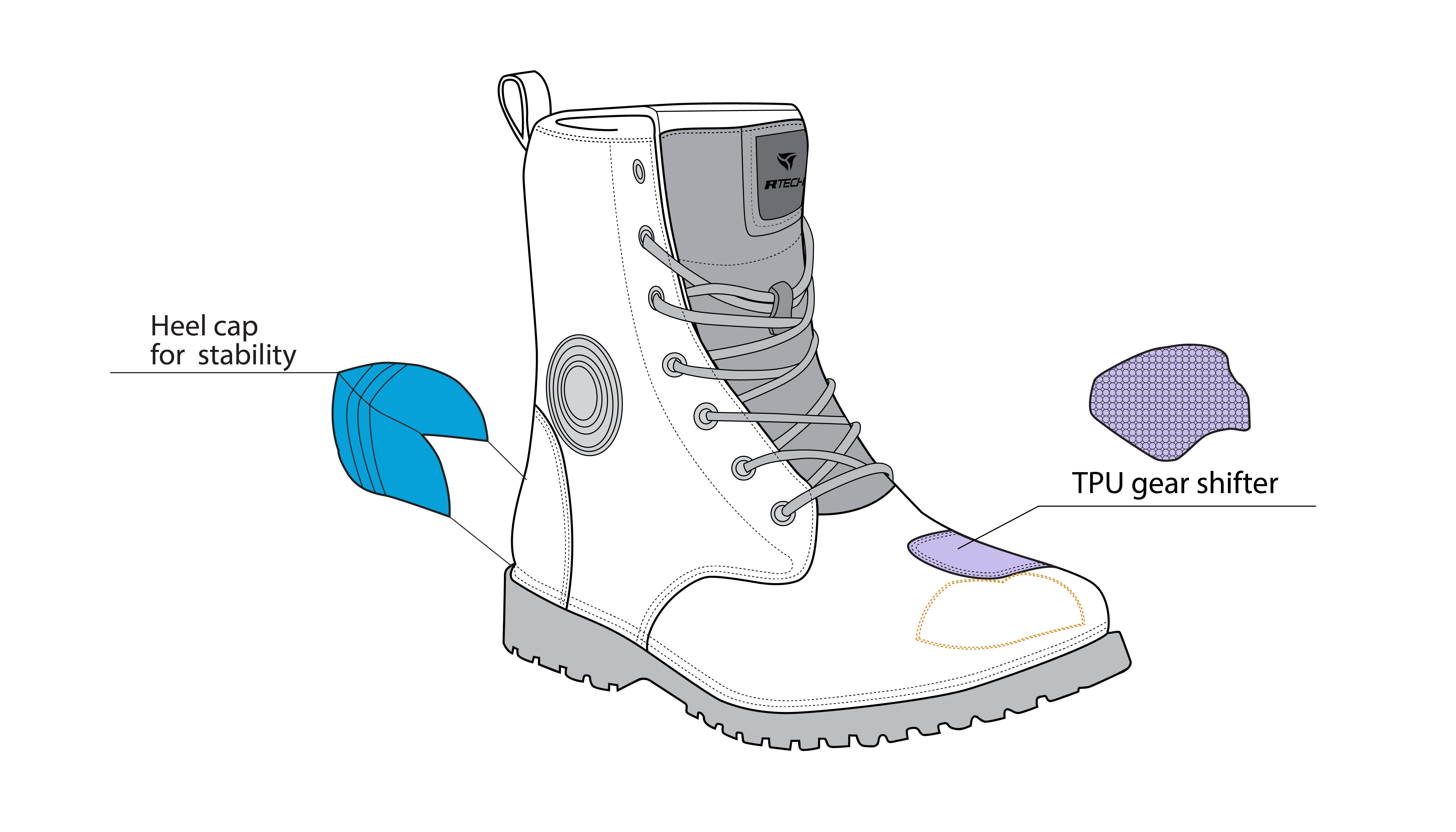 R-TECH - BOTAS PIEL ROYAL WP MARRÓN - SECURTEX MOTOR S.L (t/a MaximoMoto)