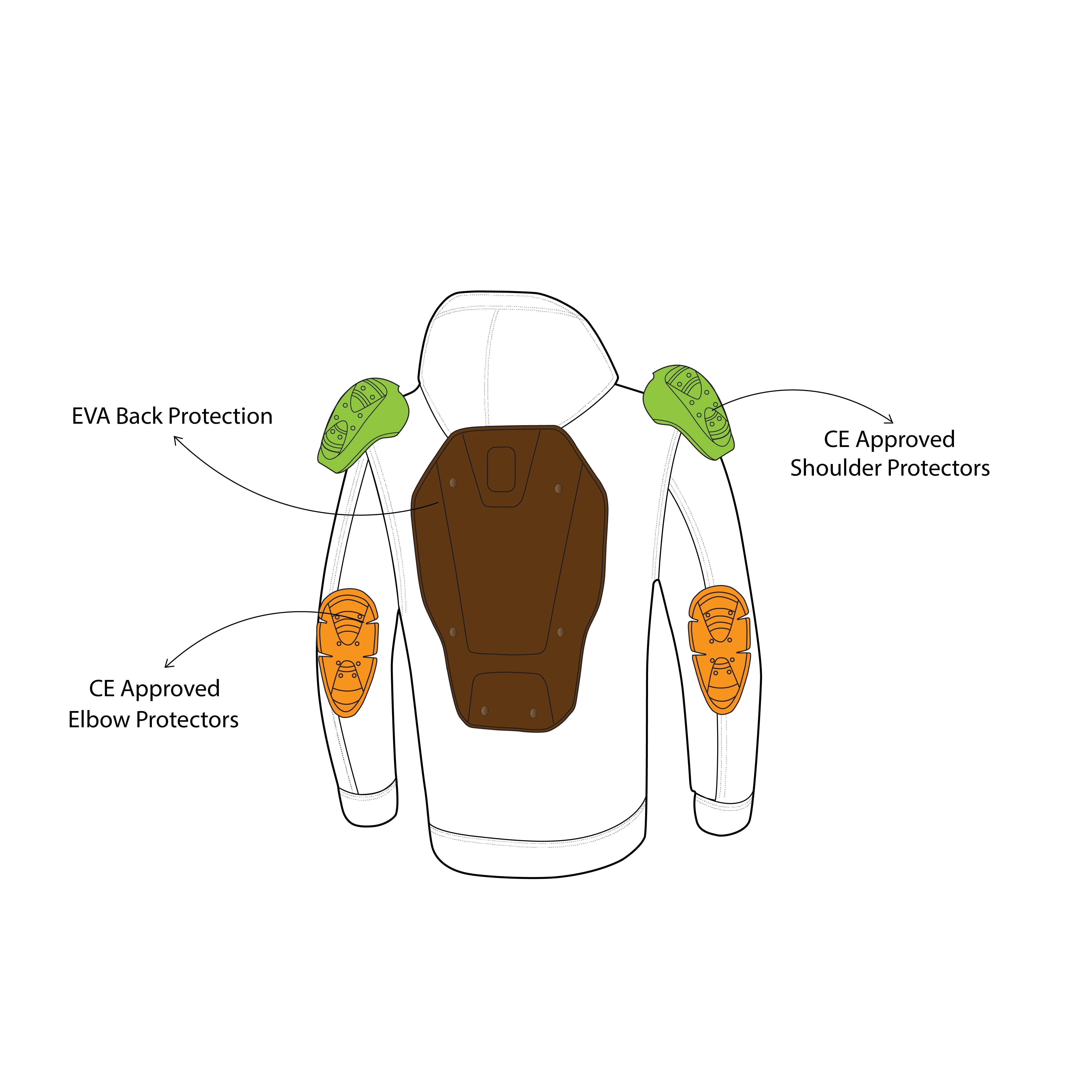 R-TECH - SUDADERA TEXTIL ROUTE-91 ROJO - SECURTEX MOTOR S.L (t/a MaximoMoto)