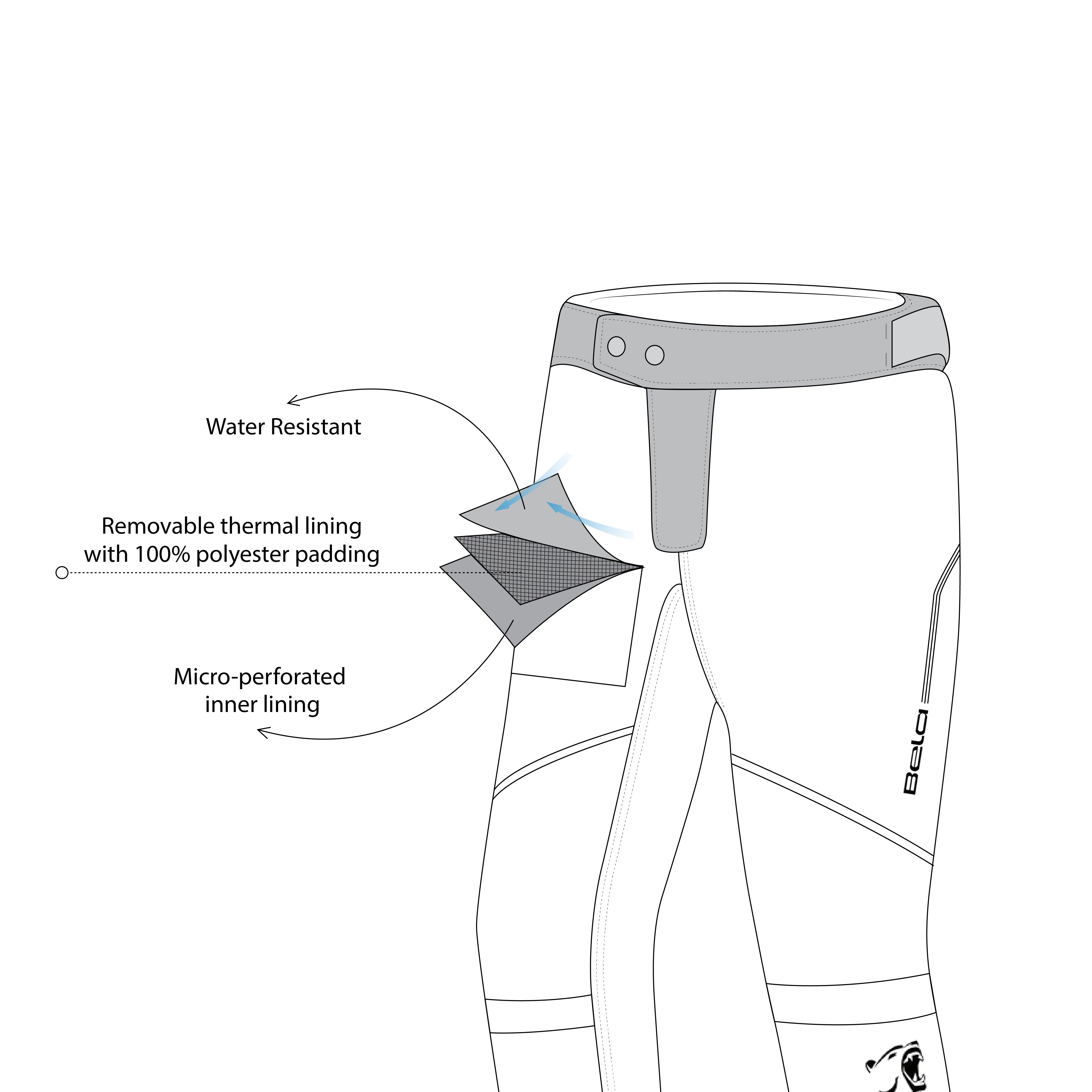 BELA - Pantalón Textil Tour to Snow Negro - SECURTEX MOTOR S.L (t/a MaximoMoto)