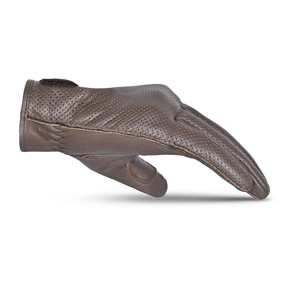 BELA - Guante Piel Cafe Air Marrón - SECURTEX MOTOR S.L (t/a MaximoMoto)