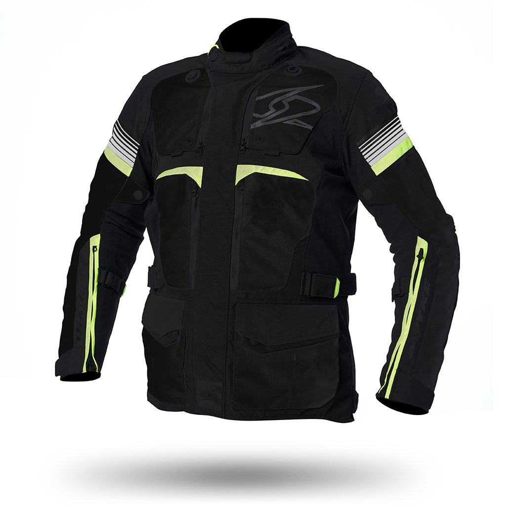 SPYKE Equator Dry Techno Man Jacket Negro/Antra/Amarillo - CHAQUETA