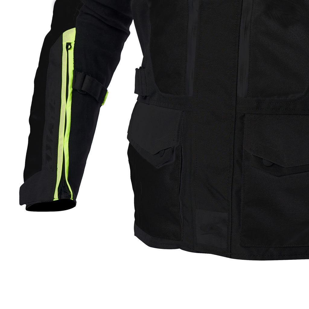 SPYKE Equator Dry Techno Man Jacket Negro/Antra/Amarillo - CHAQUETA