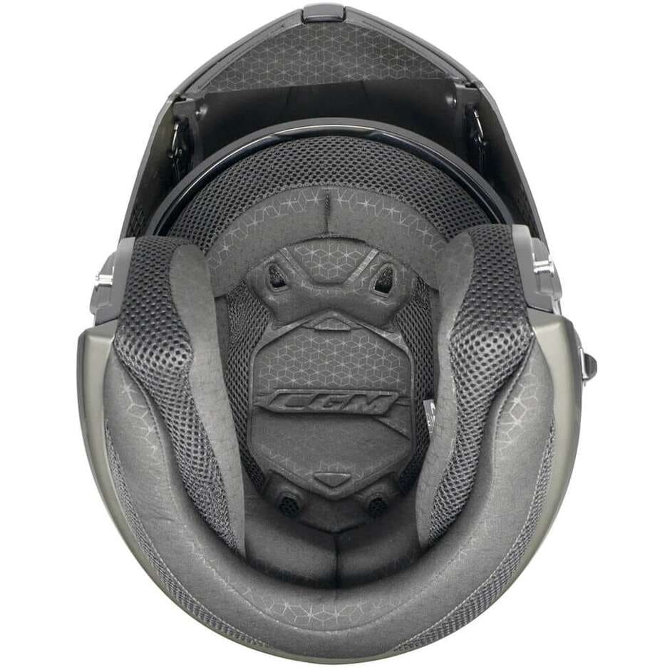 CGM 568S BER SPORT ABATIBLE MODULAR CASCO DE MOTO BLANCO AZUL