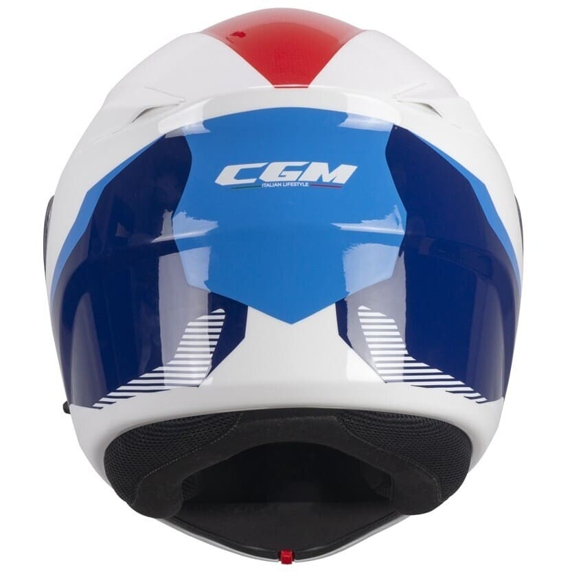 CGM 568S BER SPORT ABATIBLE MODULAR CASCO DE MOTO BLANCO AZUL