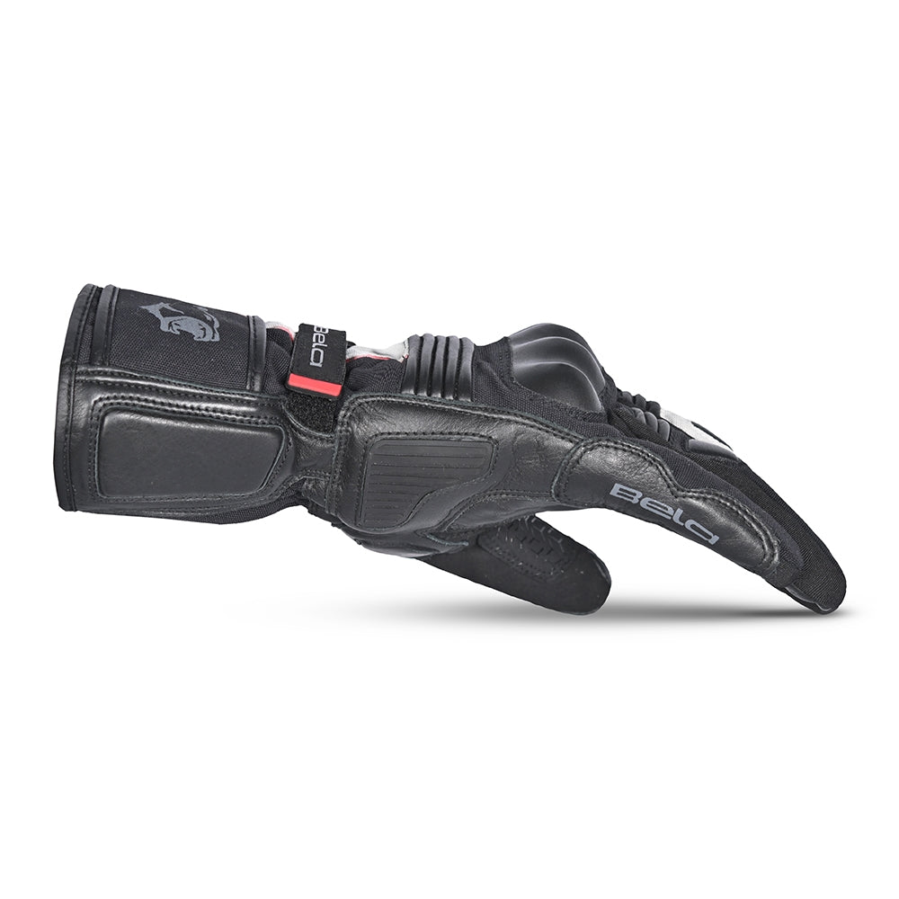 BELA - Guante Piel Ice Winter WP Negro/Blanco/Rojo - SECURTEX MOTOR S.L (t/a MaximoMoto)