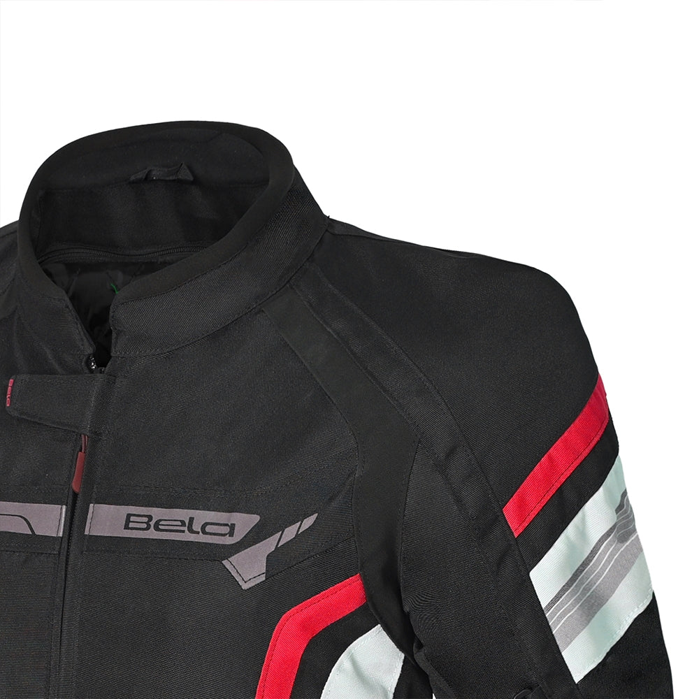BELA-Chaqueta HighLand Man Negr/Blan/Rojo - SECURTEX MOTOR S.L (t/a MaximoMoto)
