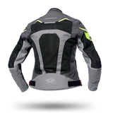 SPYKE - AIRMASTER LADY JACKET BLACK/GRAY/FLUOYELLOW