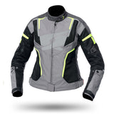 SPYKE - AIRMASTER LADY JACKET BLACK/GRAY/FLUOYELLOW