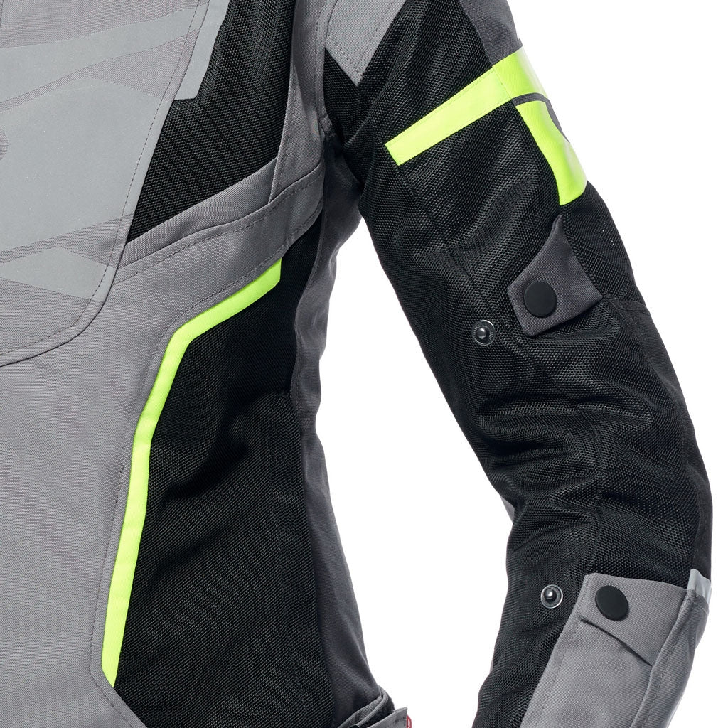SPYKE - AIRMASTER LADY JACKET BLACK/GRAY/FLUOYELLOW
