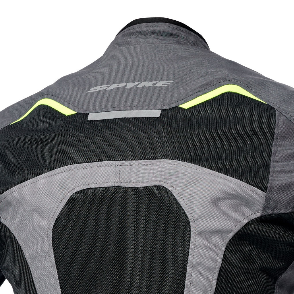 SPYKE - AIRMASTER LADY JACKET BLACK/GRAY/FLUOYELLOW