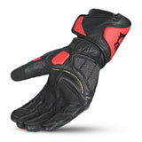 BELA - Guante Piel Rocket Long Negro/Rojo - SECURTEX MOTOR S.L (t/a MaximoMoto)
