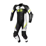 SPYKE - ESTORIL RACE 1PC SUIT BLACK/WHITE/FLUO YELLOW