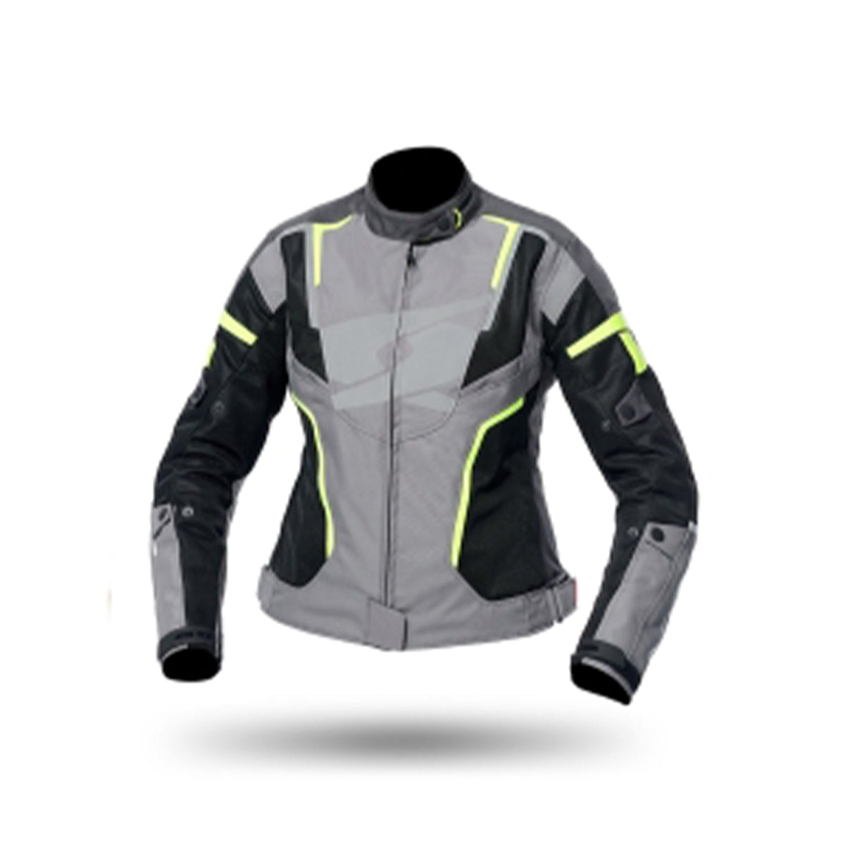 SPYKE - AIRMASTER LADY JACKET BLACK/GRAY/FLUOYELLOW