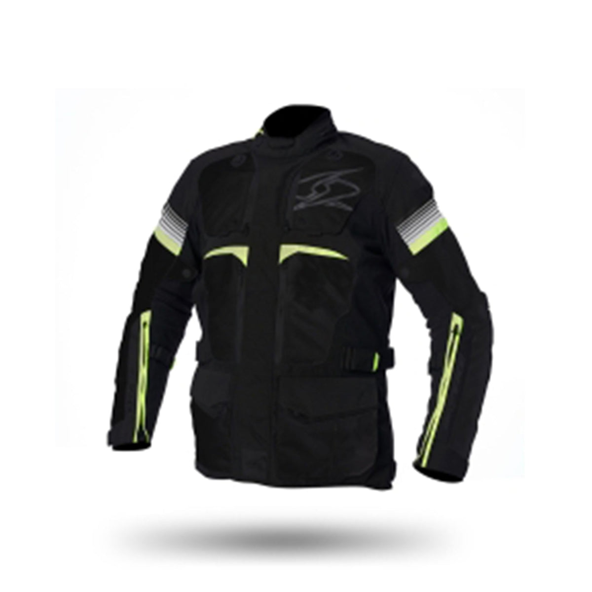 SPYKE Equator Dry Techno Man Jacket Negro/Antra/Amarillo - CHAQUETA