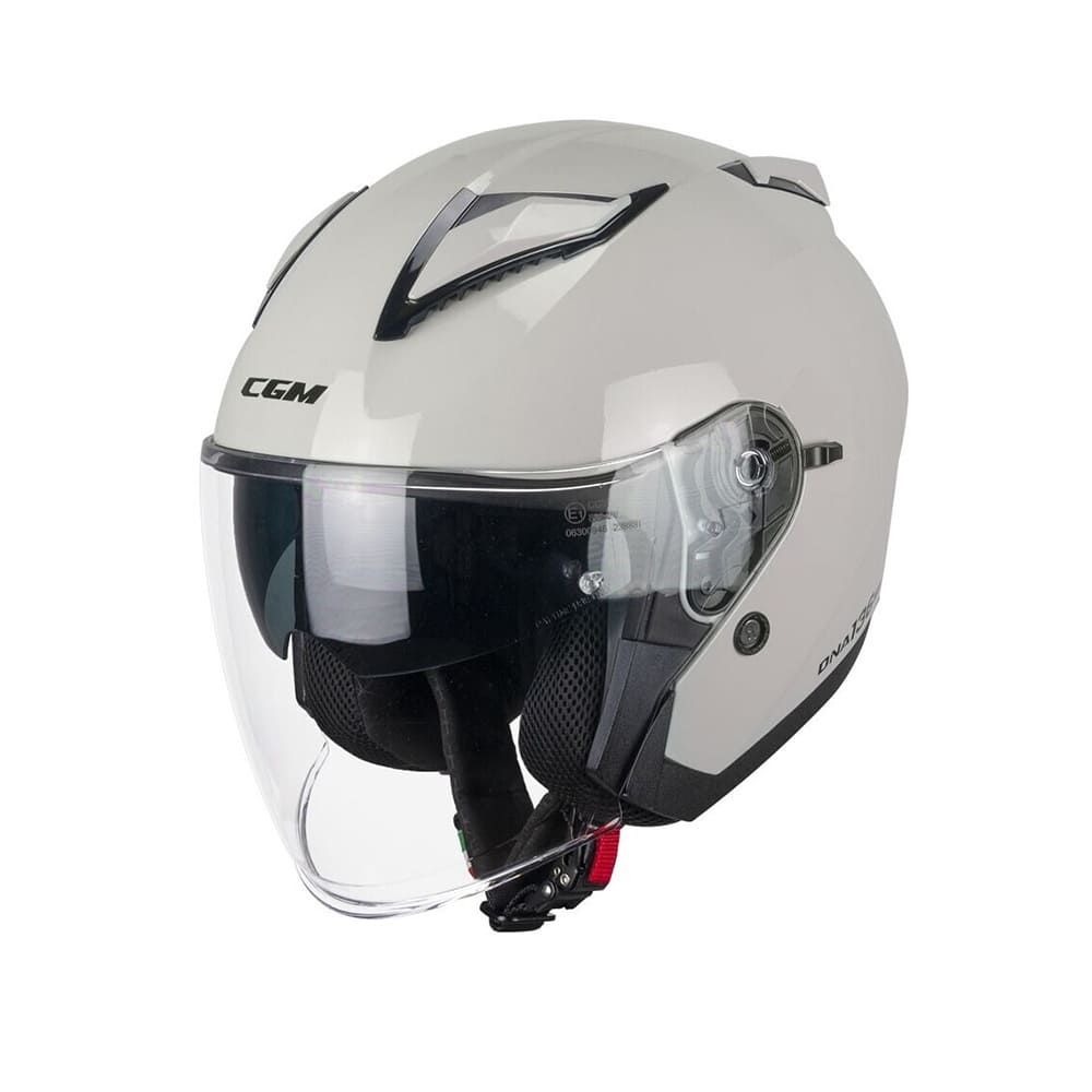 CGM 136A DNA MONO Moto Cara Abierta Jet Casco Gris
