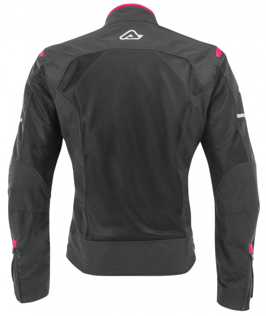 ACERBIS - Chaqueta Ce Ramsey Vented Lady Negro/Rosa