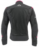 ACERBIS - Chaqueta Ce Ramsey Vented Lady Negro/Rosa