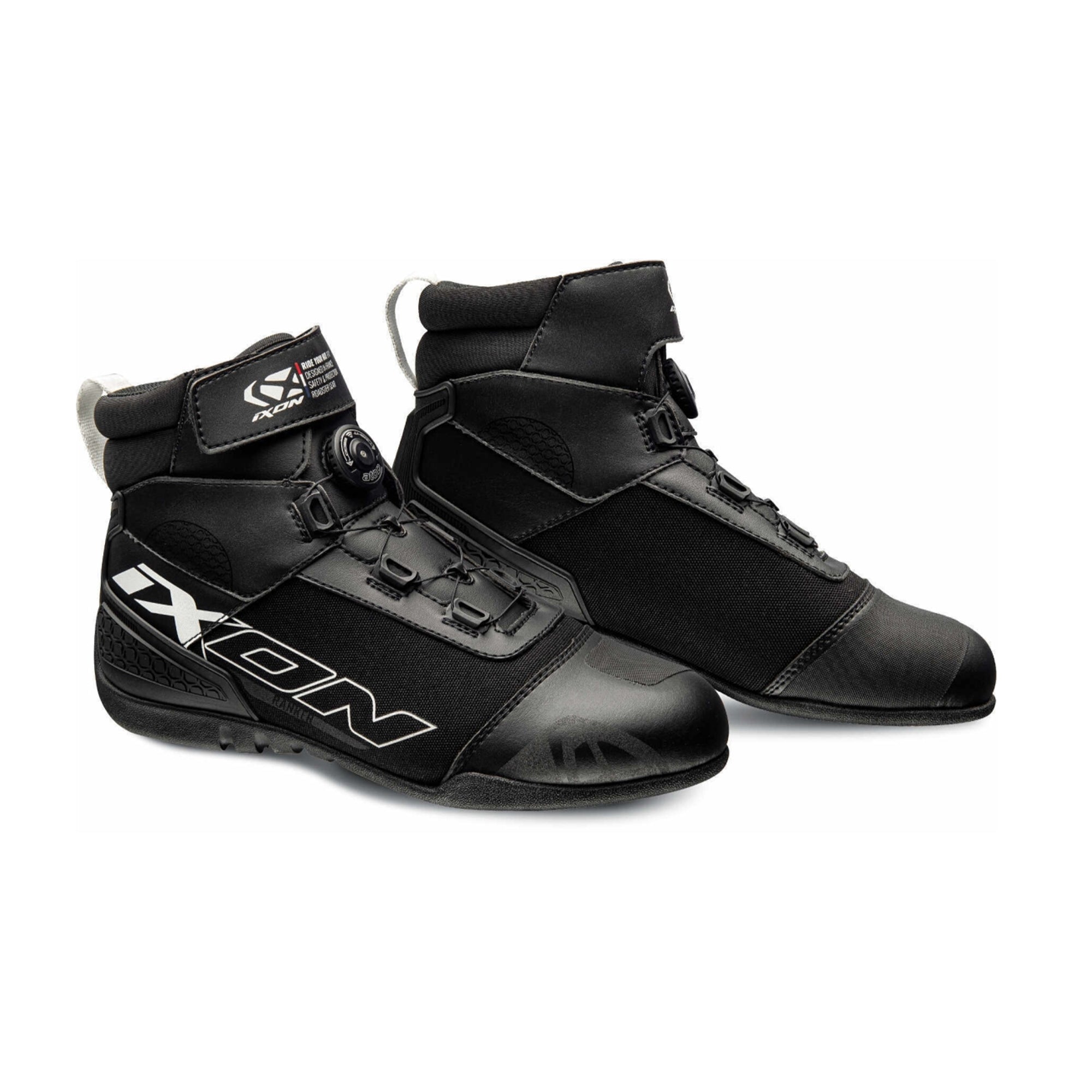 IXON- BOTAS RANKER BLACK/WHITE - SECURTEX MOTOR S.L (t/a MaximoMoto)