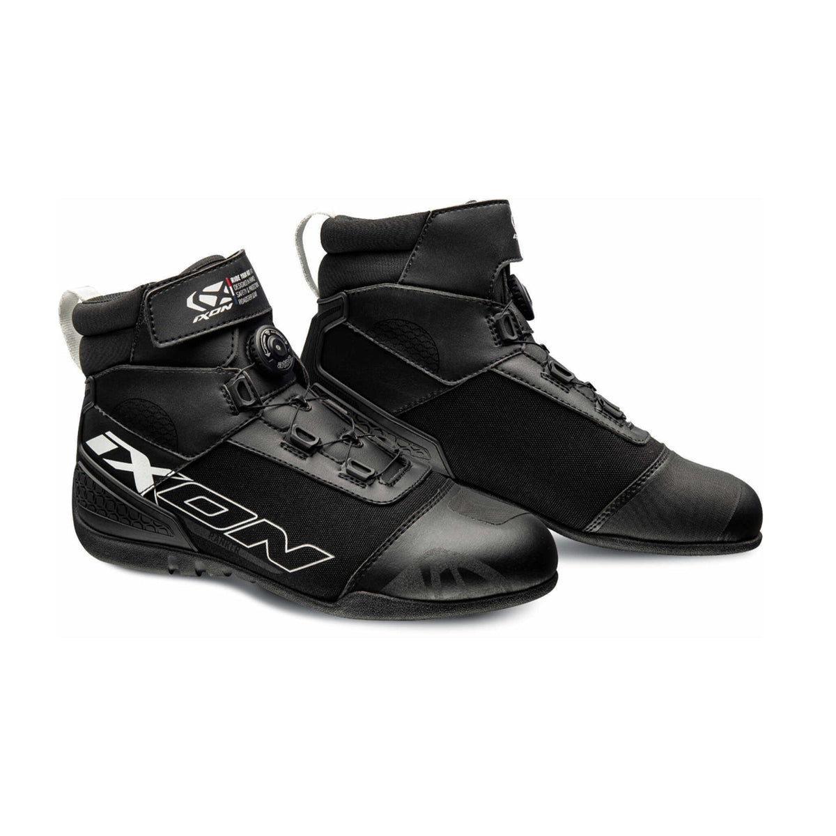 IXON- BOTAS RANKER BLACK/WHITE - SECURTEX MOTOR S.L (t/a MaximoMoto)
