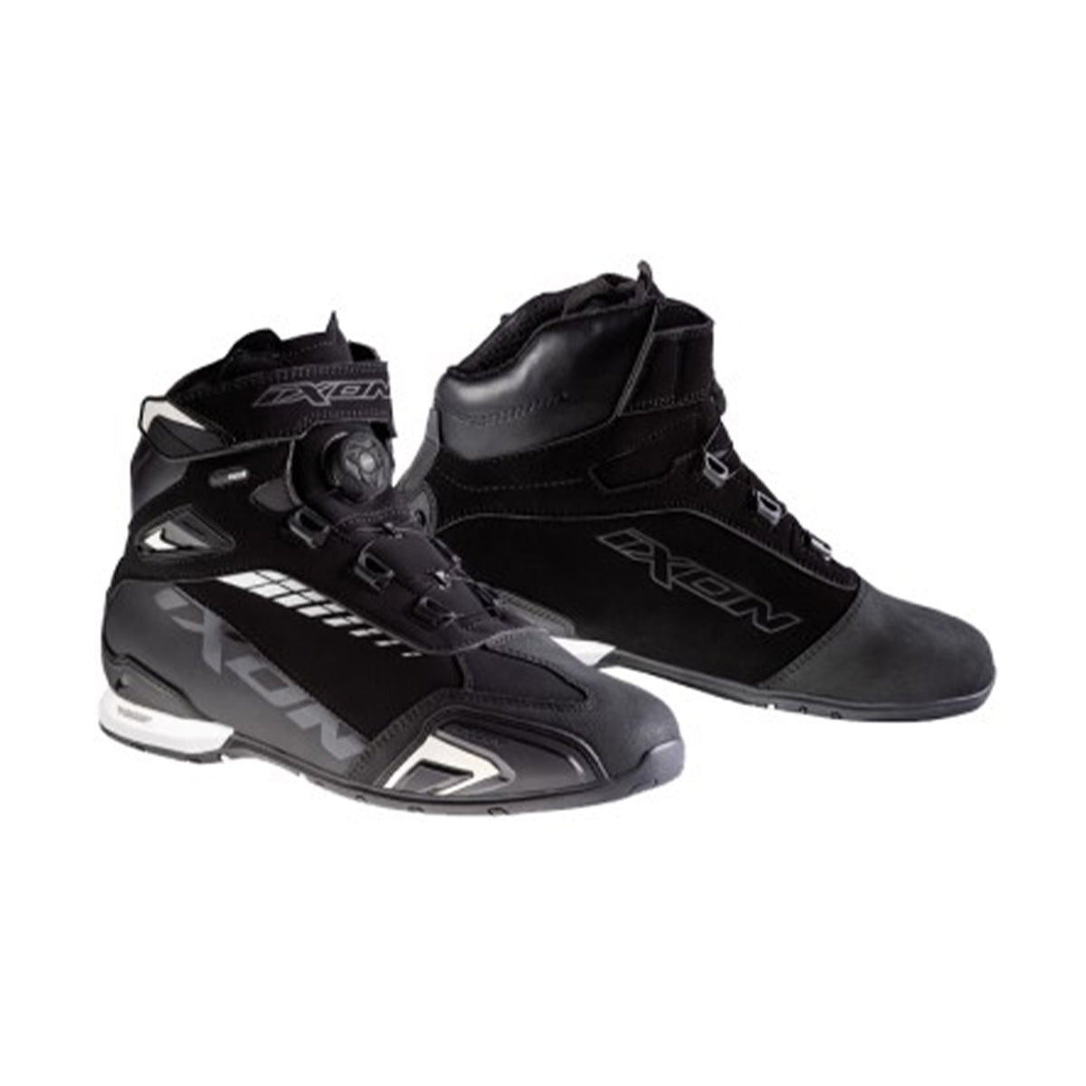 IXON- BOTAS BULL WP BLACK/WHITE - SECURTEX MOTOR S.L (t/a MaximoMoto)