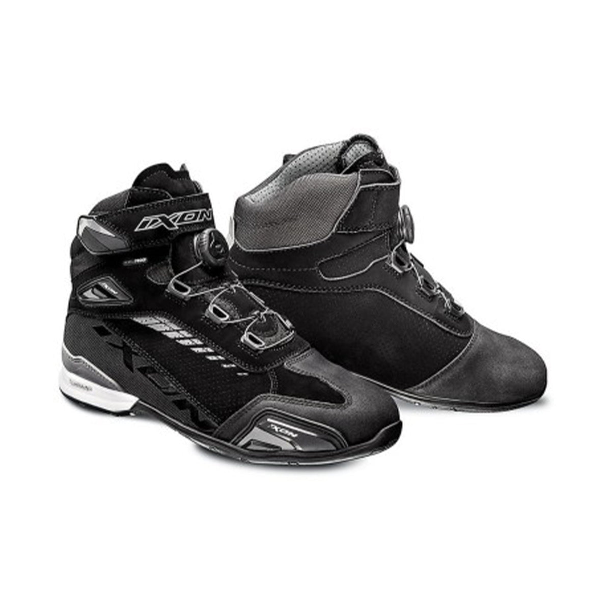 IXON- BOTAS BULL VENTED BLACK/GREY - SECURTEX MOTOR S.L (t/a MaximoMoto)