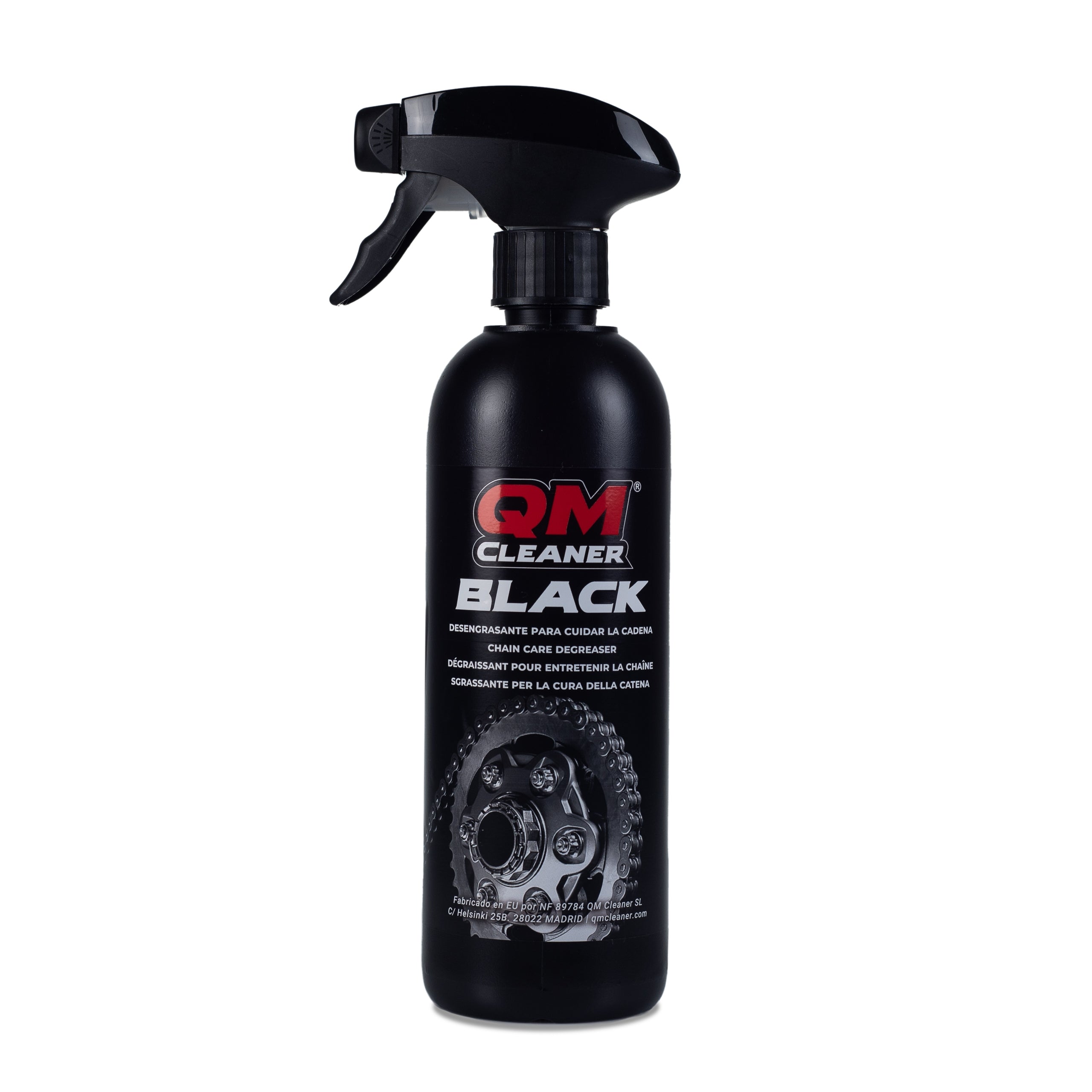 QM CLEANER |QM CLEANER BLACK 500 ML. - SECURTEX MOTOR S.L (t/a MaximoMoto)