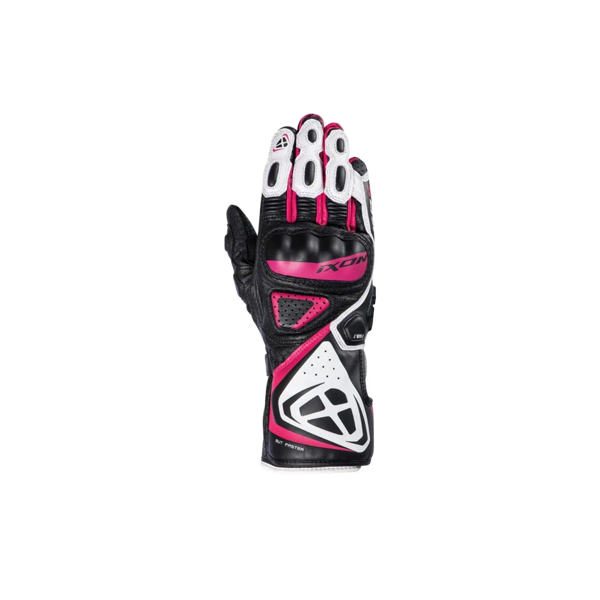 IXON- GUANTES GP5 AIR LADY BLACK/WHITE/FUSHIA - SECURTEX MOTOR S.L (t/a MaximoMoto)