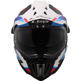 LS2 MX701 EXPLORER C FRONTIER CASCO DE MOTO BLANCO AZUL