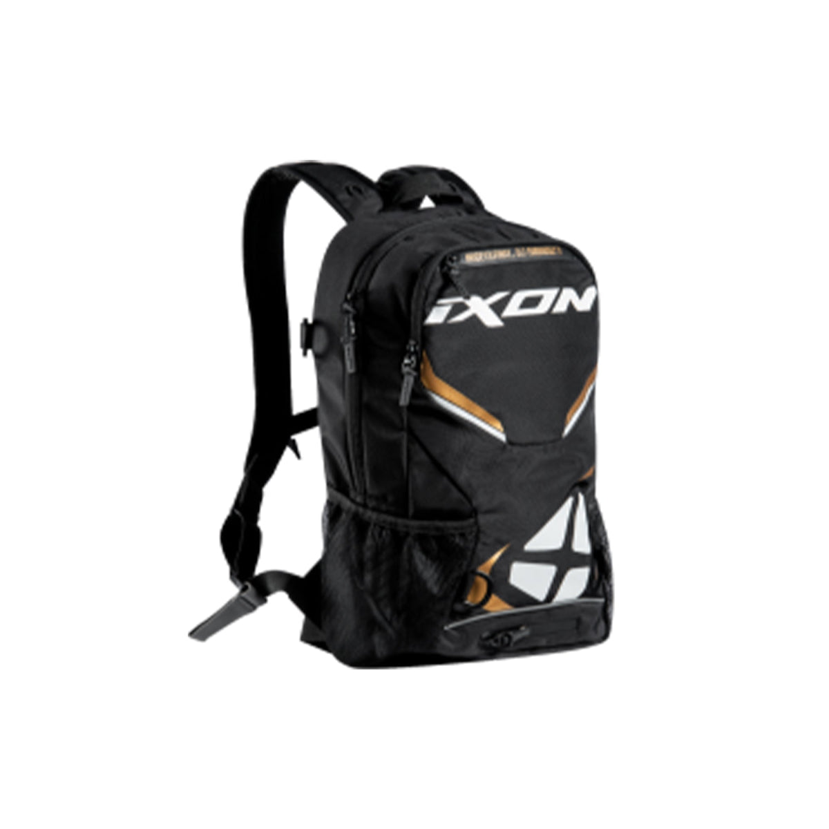 IXON- EQUIPAJE R-TENSION 23BLACK/WHITE/GOLD - SECURTEX MOTOR S.L (t/a MaximoMoto)