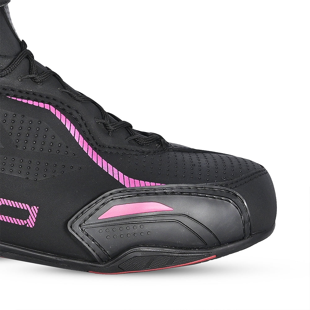 BELA - Botas Jet Evo Piel Lady Negro/Rosa - SECURTEX MOTOR S.L (t/a MaximoMoto)