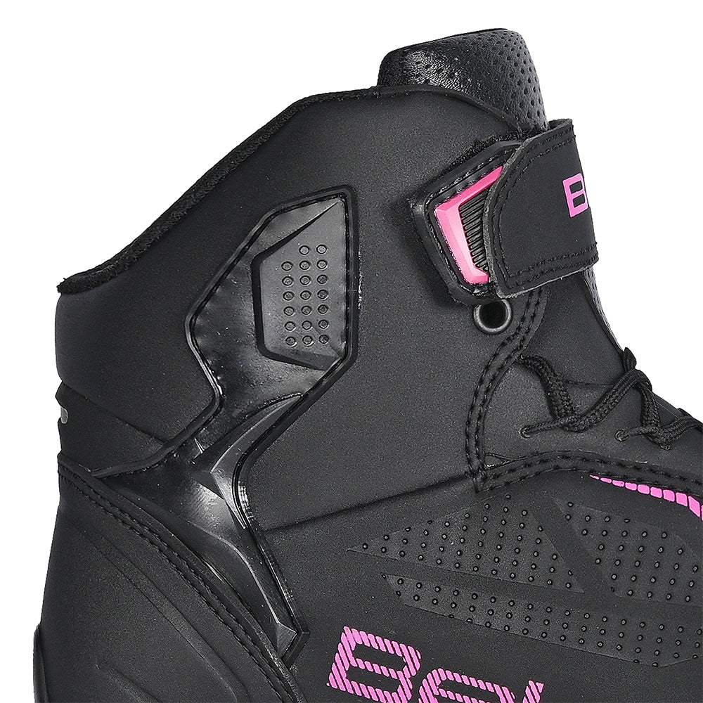 BELA - Botas Jet Evo Piel Lady Negro/Rosa - SECURTEX MOTOR S.L (t/a MaximoMoto)