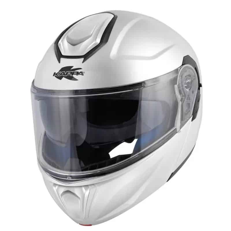 KAPPA KV50 BASICO MOTO MODULAR CASCO BLANCO BRILLO - CASCO