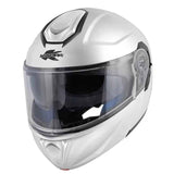 KAPPA KV50 BASICO MOTO MODULAR CASCO BLANCO BRILLO - CASCO