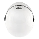 KAPPA KV40 Hawaii Moto Cara Abierta Casco Blanco - CASCO