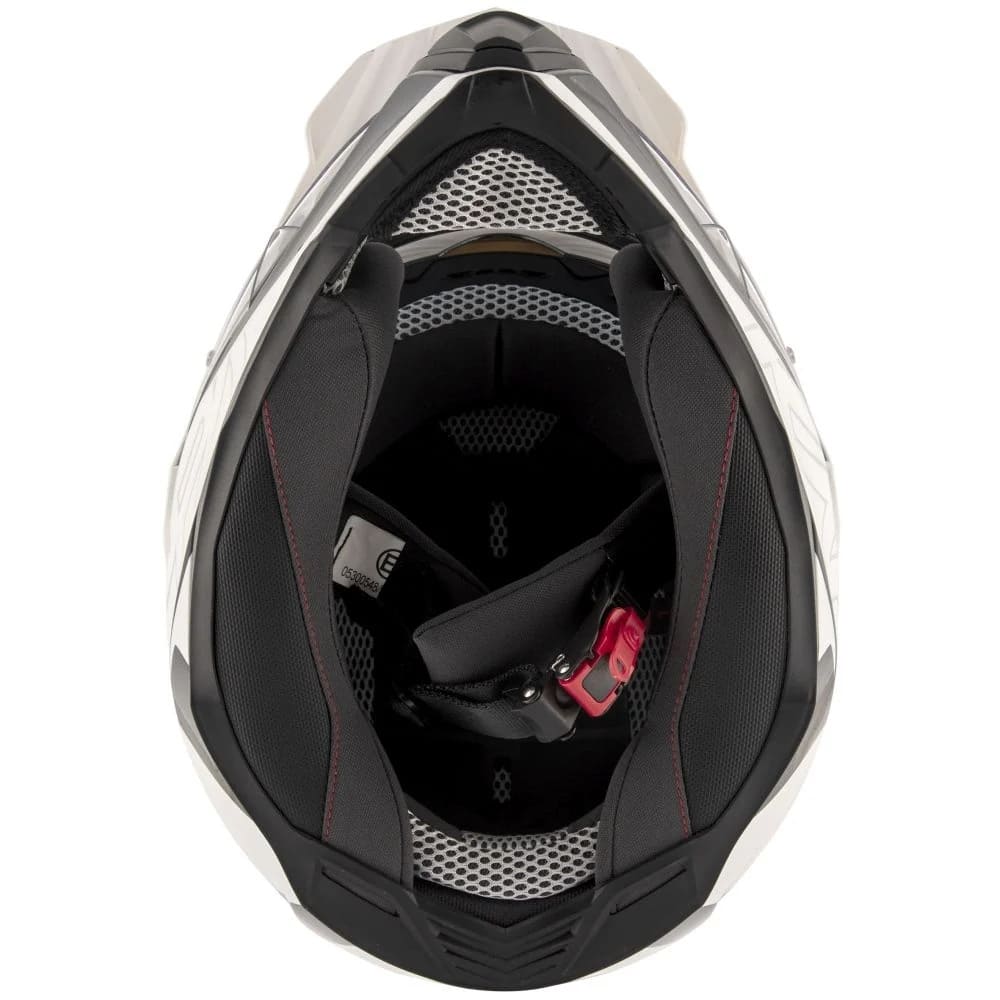KAPPA KV30 Flash Moto Aventure Casco Blanco Negro - CASCO