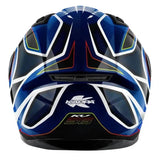 KAPPA KV56 Moto Integral Casco Neon Negro Azul - CASCO