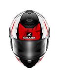 SHARK SPARTAN RS HIBOLT INTEGRAL Negro Rojo Cromado