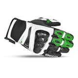 BELA - Guante Piel Rocket Short Blanco/Verde/Negro - SECURTEX MOTOR S.L (t/a MaximoMoto)