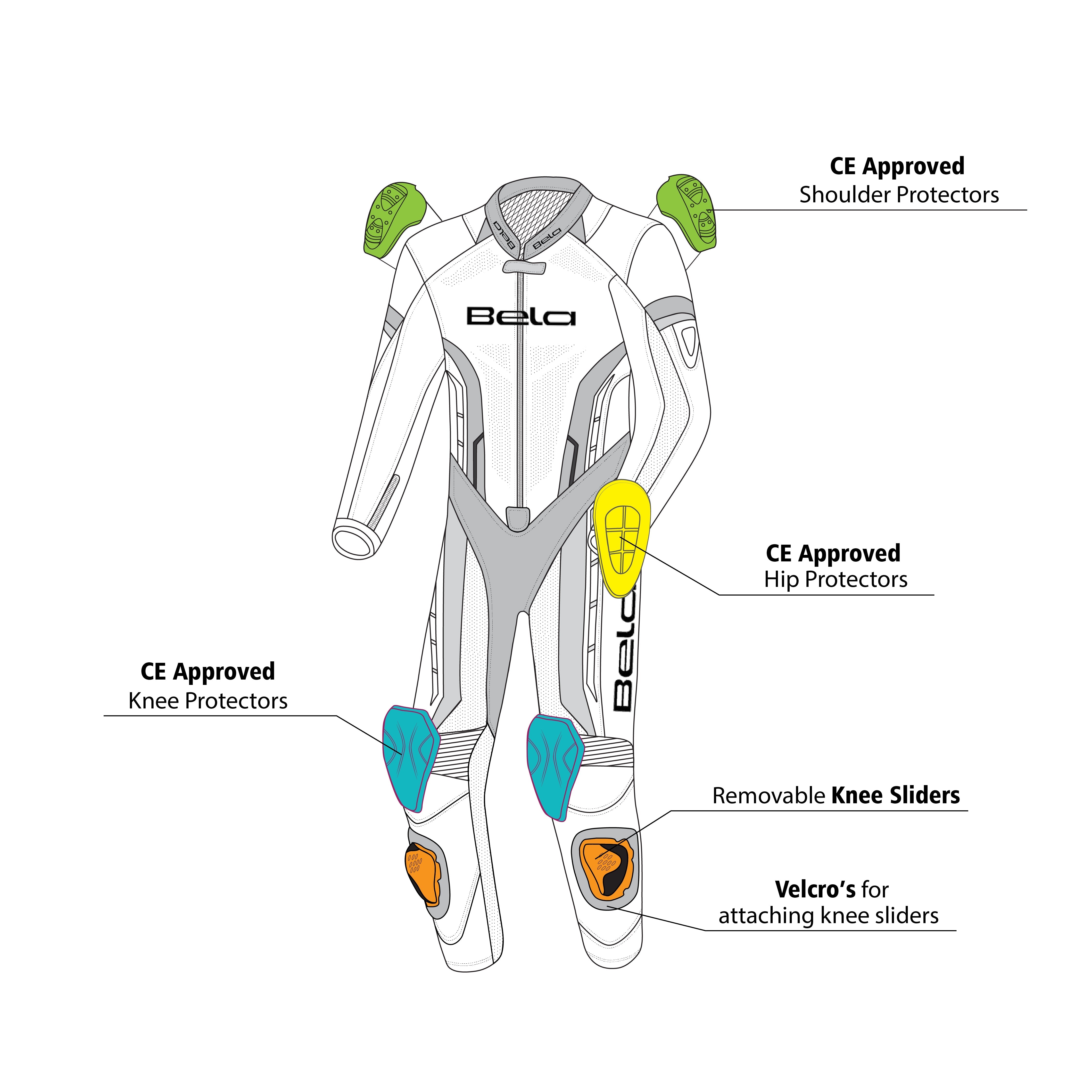 BELA-Mono 1 PC Rocket Kids Negro/Gris - SECURTEX MOTOR S.L (t/a MaximoMoto)