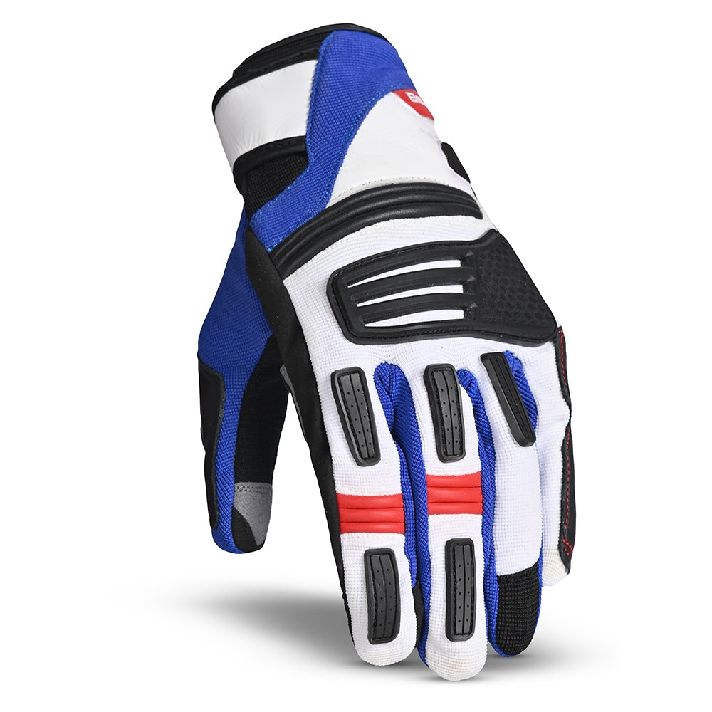 BELA - GUANTES TEXTIL ARIZON MAN NEGRO/BLANCO/AZUL/ROJO - SECURTEX MOTOR S.L (t/a MaximoMoto)