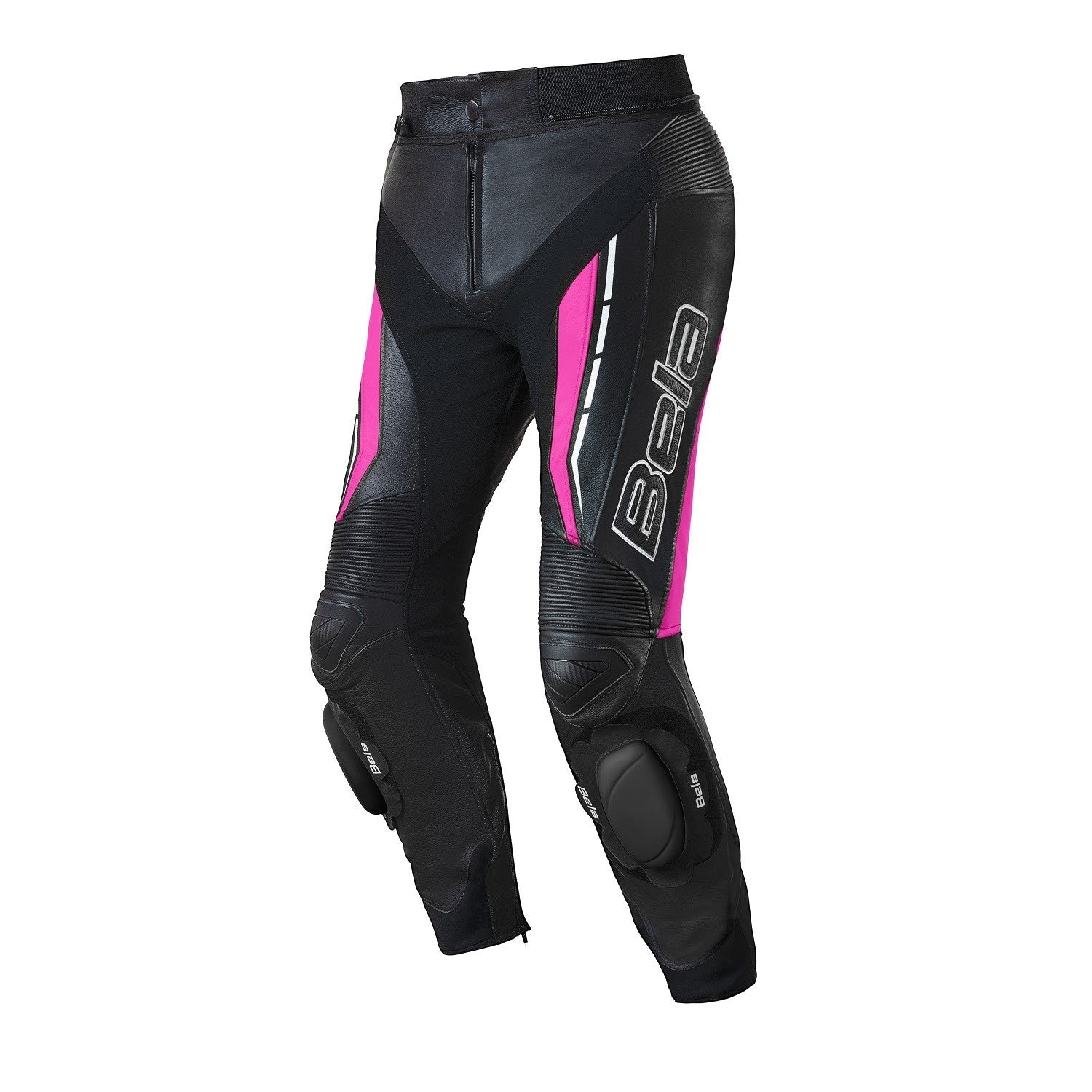 BELA - Pantalón Piel Rocket Lady Pant Negro/Rosa - SECURTEX MOTOR S.L (t/a MaximoMoto)