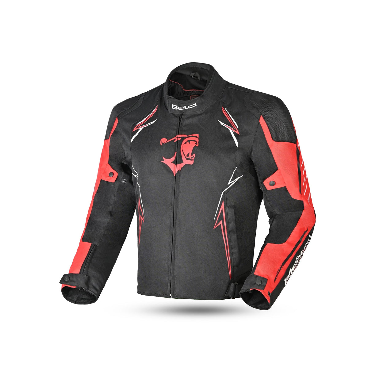 BELA - Chaqueta Textil Panther Negro/Rojo - SECURTEX MOTOR S.L (t/a MaximoMoto)